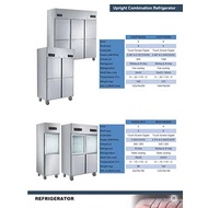 Upright Combination Refrigerator Peti Sejuk Gabungan Tegak 立式组合冰箱
