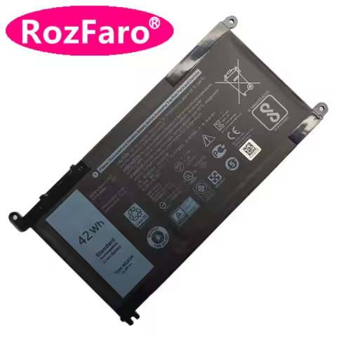 RozFaro Battery For Dell Inspiron Latitude P58F P61F P66F P69G P70F P74G P75F P76F P78F P79G P90F P9