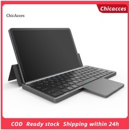 ChicAcces Tablet Keyboard Cover Tablet Keyboard for Faster Typing Multi-device Bluetooth Keyboard with Touchpad Tablet Holder for Ipad and Tablets