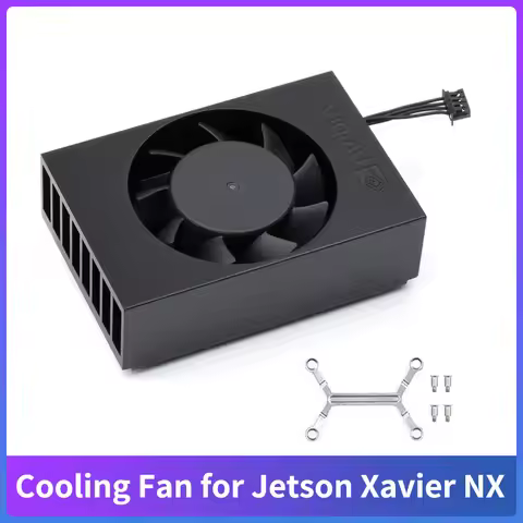 Official Cooling Fan for Jetson Xavier NX / TX2 NX / Orin Speed Adjustable Fan DC 5V Input Aluminum 