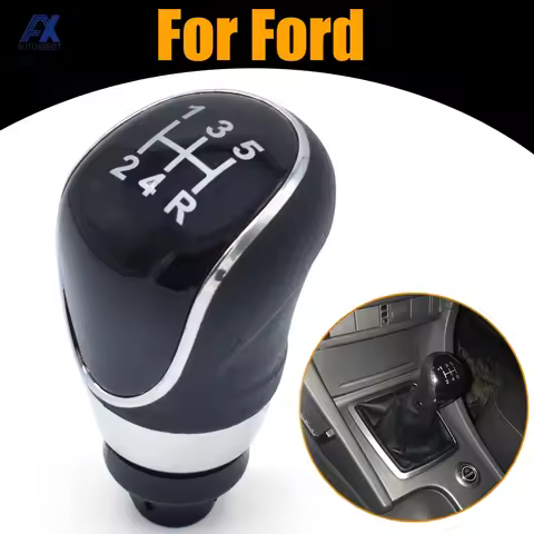 5 Speed Manual Gear Shift Stick Knob For Ford Fiesta MK7 Focus MK3 C-Max B-Max Mondeo MK4 Kuga Trans