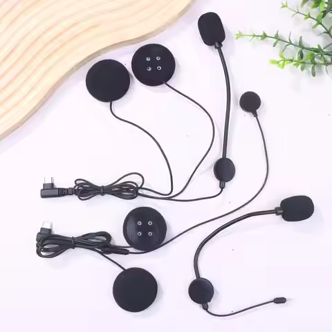 Hot Sale TYPE-C Interface For Helmet Bluetooth Headset For LEXIN B4FM/GTX/G2P/G16/G1/MeshCom/Novus M