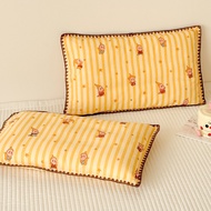 JIUZHOUTU | ปลอกหมอนเด็กสองชั้น 100% ฝ้าย 30x50 ซม