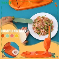 TEALY Dumpling Maker Easy to Operate Dumpling Wrapper Mold Kitchen Dumpling Making Tool Dumpling Skin Maker