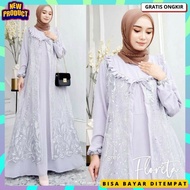 New Bj Dreas Branded Bahan Tebal Bju Gamis Ibuibu Pengajian Juba Dris