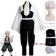 § Anime Shinazugawa Sanemi Cosplay Costume Kisatsutai Corps Halloween Carnival Kimono Kendo Unifor