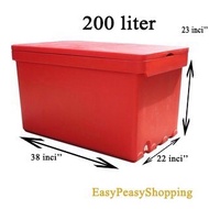 200Liter Heavy Duty Cooler box/Ice box/Ice bucket/Tong ais/Plastic Ice Tong(READY STOCK)