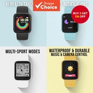 Y68 Kids Health Monitoring Smart Watch Black Electronic Sport Watch for Boys Girls Christmas Present