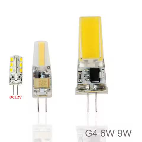Dimmable AC/DC 12V G4 COB LED Bulb 3W 6W Lampadas LED G4 COB Bulb Lamp Replace 30W/50W Halogen Cryst