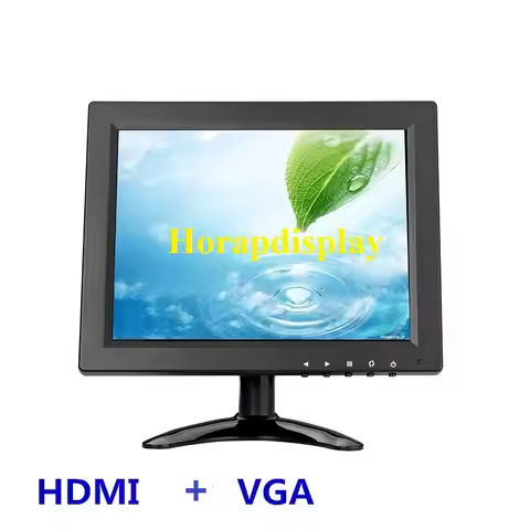 4:3 Aspect IPS 9.7 Inch LED Monitor 1024X768 build in Speaker Mini Monitor with HDMI-compatible and 