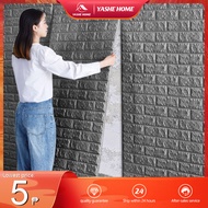 BIG size 70X77cm Wall Stickers PE Foam Waterproof and moisture-proof 3D WallPaper Brick