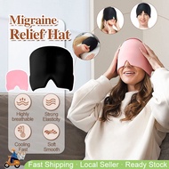 🇸🇬 Migraine Relief Hat Headache Relief Hat Cooling Migraine Cap Tension Headache Relief Cap Ice Hat 
