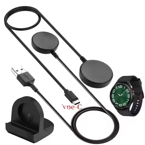 Watch Charger for Samsung Galaxy Watch 7 FE Ultra 6/6 Classic/5/5 Pro/4 Classic 4/3 USB Type C Wirel