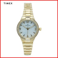 ◲ ⏆ ♗ Timex Viewpoint Gold Plated Alloy Analog Watch For Women TCC3D85900 CLASSICS