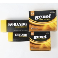 Domestic Bexel AA AAA battery 1 box 1.5v alkaline Korando manganese battery household disposable battery