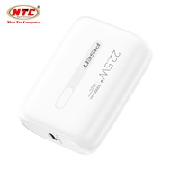 Pin sạc dự phòng mini Pisen TS-D330 10.000mAh lõi Li-ion 21700 USB-A QC 3.0 22.5W và TypeC PD 20W (T
