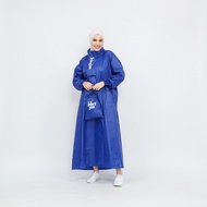jas hujan wanita hijas hijaz dewasa ponco gamis tebal original jumbo bahan pvc / Jas Hujan Tebal
