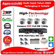 Paket Lengkap 4 Camera High-Technology 2MP DVR 2MP Kabel 50M Harga Khusus Jual Lag Promo Agen-cctv88