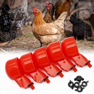 Chicken Drinking Cup Automatic Spring Drinker Chicken Feeder Poultry Waterer Drinking Water Feeder f