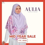 🔥 AULIA  (XL) TUDUNG SARUNG INSTANT IRONLESS BERDAGU | BIG SIZE | BIDANG 60 | MOSS CREPE | AWNING CO