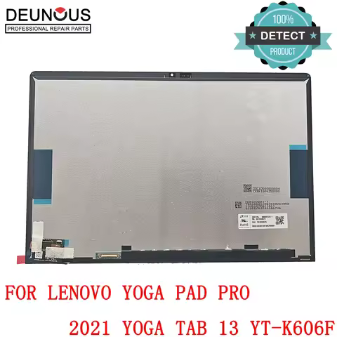 For Lenovo Yoga Pad Pro 2021 Yoga Tab 13 YT-K606F YT-K606M YT-K606 13" LCD Display Touch Screen Digi