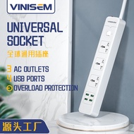 Exclusively Supply Hot-selling European Standard British Standard Household Power Socket 4USB Socket