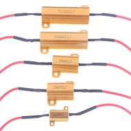 thewoodfamer 2Sets Car LED Canbus Decoder 10/25/50W 6/8/25/39Ohm Load For Auto Turn Signal Lantern L
