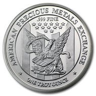 American Precious Metals Exchange APMEX 1 oz .999 Silver Round