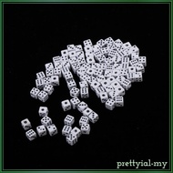 [PrettyiadaMY]  100pcs   5mm   Six - sided   D6   Dice   for   D & D   Role   Playing   Games