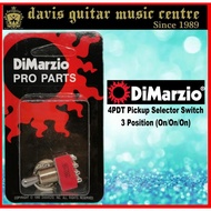 DiMarzio 4PDT PICKUP SELECTOR SWITCH - 3 POSITION (ON/ON/ON) EP1111 [Authentic] Made In USA