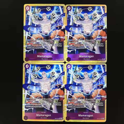 One Piece TCG OPCG English OP15-078 Mamaragan SR Play set Enel purple Event Textured Foil Card Anime