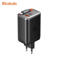 MCDODO 40W GaN Charger Travel Version with Retractable Line UK Standard Digital Display for Apple 16