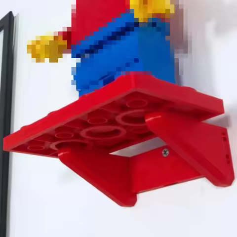 DIY Wall Mount Holder Building Block Wall Display Bracket for LEGO 40649 40504 76393 40819 Up-Scaled