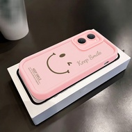 Casing hp for VIVO Y03 Y03T Y18 Y18e Y18i Y18t Y28s 5G Y37 5G Case Simple Smile Kasing Silicone flex