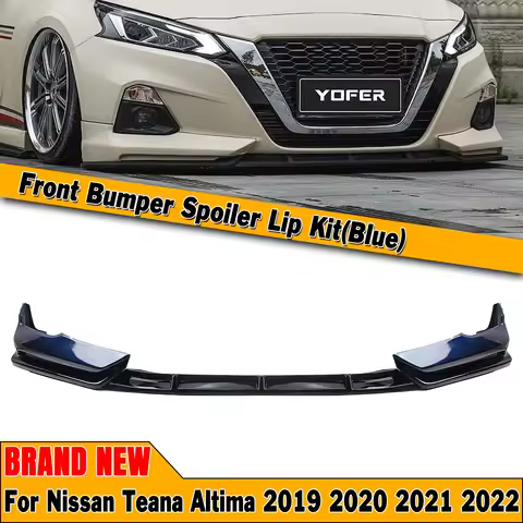 YOFER Front Bumper Spoiler Lip For Nissan Altima 2019-2022 Lower Body Kit Splitter Blade Split Prote