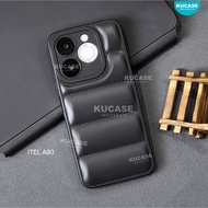 Itel A80 Case Macaron Black Motif Pillow Case Itel A80