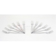 HAPPY BIRD HB-F913 12pcs Stainless Steel Fork / Garpu / 餐叉 / 叉