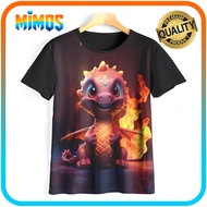 3D Kids Animal Dragon T-Shirt 3D Dragon Dragon Top N3D-01 For Ages 1-12 Years