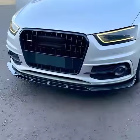 Front Bumper Spoiler Lip Splitter for Audi Q3 S-Line 8U 2011 2012 2013 2014 Pre-Face Body Parts Aero