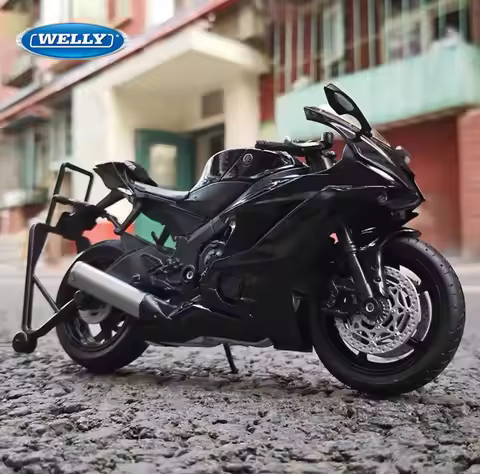 Welly 1:12 Yamaha YZF-R6 Alloy Racing Motorcycle Model Diecast Metal Street Motorbike Model Simulati