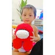 Among Us - Patung kait / Crochet doll / crohet toy / kid toys