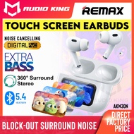 REMAX Earbud With Touch Screen ANC Noise Cancelling Bluetooth Earbuds Original TWS Earphone AKW30N
