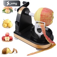 Effortless Automatic Peeler Manual Rotation Multifunctional Apples Pears Potatoes Fruits Vegetables Automatic Smooth Peeling Machine S_Way