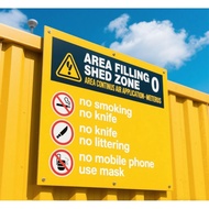 CUSTOME OUTDOOR SIGN BOARD (ZONA 0)