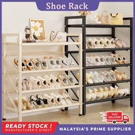 【Happyqy】Shoe Rack Rak Kasut 5 Layers 70/90cm Storage Shelf Shoe Shelf Rak Kasut Rak Kasut Besi Shoe