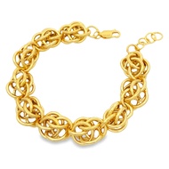 Top Cash Jewellery 916 Gold Twisted Design Bracelet