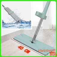 ไม้ถูพื้น แบบรีดน้ำและฝุ่นผงในตัว Flat Mop ไม้ถูพื้นพร้อมผ้า1ผืน ไม้ถูแบบไม่ใช้มือล้าง XLN210