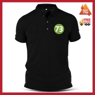 73 Big Bang Embroidery Bazinga Sheldon Sci-Fi Polo T Shirt Baju Cotton Unisex Pakaian SaleT-Shirt Sh