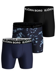 | Bjorn Borg PERFORMANCE BOXE 3Pack, Boxer Briefs for Men, Training Underwear, Multi-Packs Available