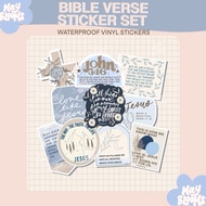 Bible verse stickers 10pcs Laptop, Tumbler, Journal Stickers, Waterproof Vinyl Stickers